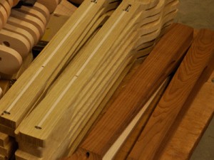 Maple on Left, Thermodwood on Right